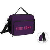 Custom Purple Pink Lunch Bag