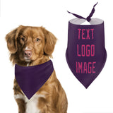 Custom Purple Pink Pet Scarf