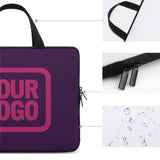 Custom Purple Pink Laptop Bag