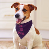 Custom Purple Pink Pet Scarf