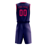 Custom Purple Pink Basketball Set