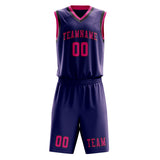 Custom Purple Pink Basketball Set