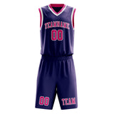 Custom Purple Pink Basketball Set