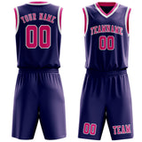 Custom Purple Pink Basketball Set