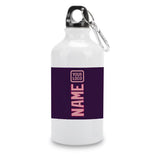 Custom Purple Light Pink Sports Bottle