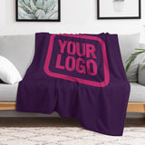 Custom Purple Pink Blanket