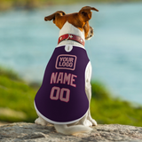 Custom Purple Light Pink Pet Vest