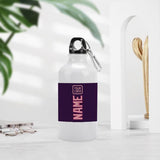 Custom Purple Light Pink Sports Bottle