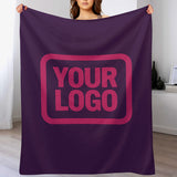 Custom Purple Pink Blanket