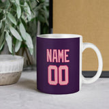 Custom Purple Light Pink Mug