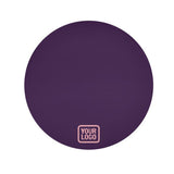 Custom Purple Light Pink Round Table Cloth