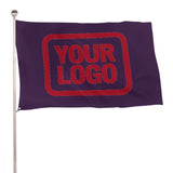 Custom Purple Red Flag