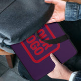 Custom Purple Red Laptop Bag