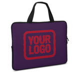 Custom Purple Red Laptop Bag