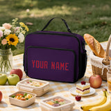 Custom Purple Red Lunch Bag