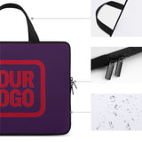Custom Purple Red Laptop Bag