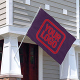 Custom Purple Red Flag