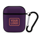 Custom Purple Copper Rose AirPods Case