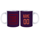 Custom Purple Copper Rose Mug