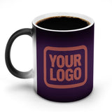 Custom Purple Copper Rose Magic Mug