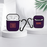 Custom Purple Copper Rose AirPods Case