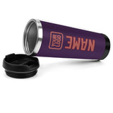 Custom Purple Copper Rose Stainless Steel Water Cup