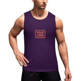 Custom Purple Copper Rose Men's Tank Top