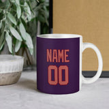Custom Purple Copper Rose Mug
