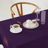 Custom Purple Crimson Red Square Table Cloth
