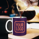 Custom Purple Copper Rose Mug