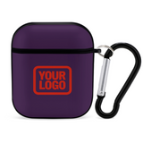 Custom Purple Orange Red AirPods Case