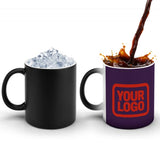 Custom Purple Orange Red Magic Mug