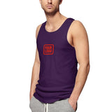 Custom Purple Orange Red Men's Tank Top