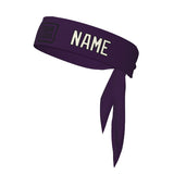 Custom Purple Cream Headband