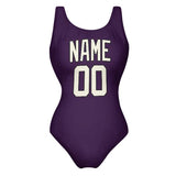Custom Purple Cream Swimsuit