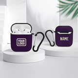 Custom Purple Cream AirPods Case