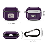 Custom Purple Cream AirPods Case (3rd Generation)