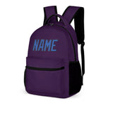 Custom Purple Sky Blue Kids Backpack