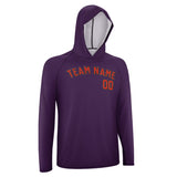 Custom Purple Orange Red UV-Hoodie