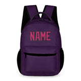 Custom Purple Pink Kids Backpack
