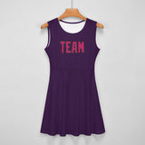 Custom Purple Pink Cheerleader Dress