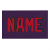 Custom Purple Red Beach Towel