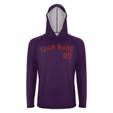 Custom Purple Red UV-Hoodie