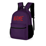 Custom Purple Red Kids Backpack