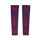 Custom Purple Red Arm Sleeve