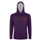 Custom Purple Crimson Red UV-Hoodie