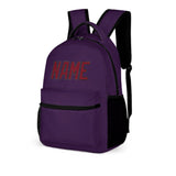 Custom Purple Crimson Red Kids Backpack