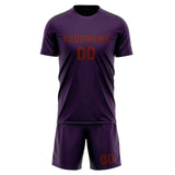 Custom Purple Crimson Red Soccer Jersey