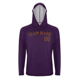 Custom Purple Coral Red UV-Hoodie