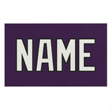 Custom Purple White Beach Towel